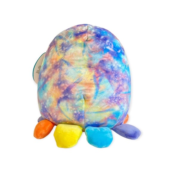 SQUISHMALLOWS Pedi The Rainbow Tie-Dye Octopus 8" Plush Box Lunch Exclusive NEW - Picture 2 of 4